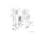 GE GZS22DGJWFWW freezer section diagram