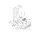 GE GZS22DGJWFWW machine compartment diagram