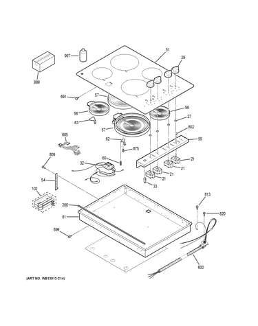 Control panel & cooktop