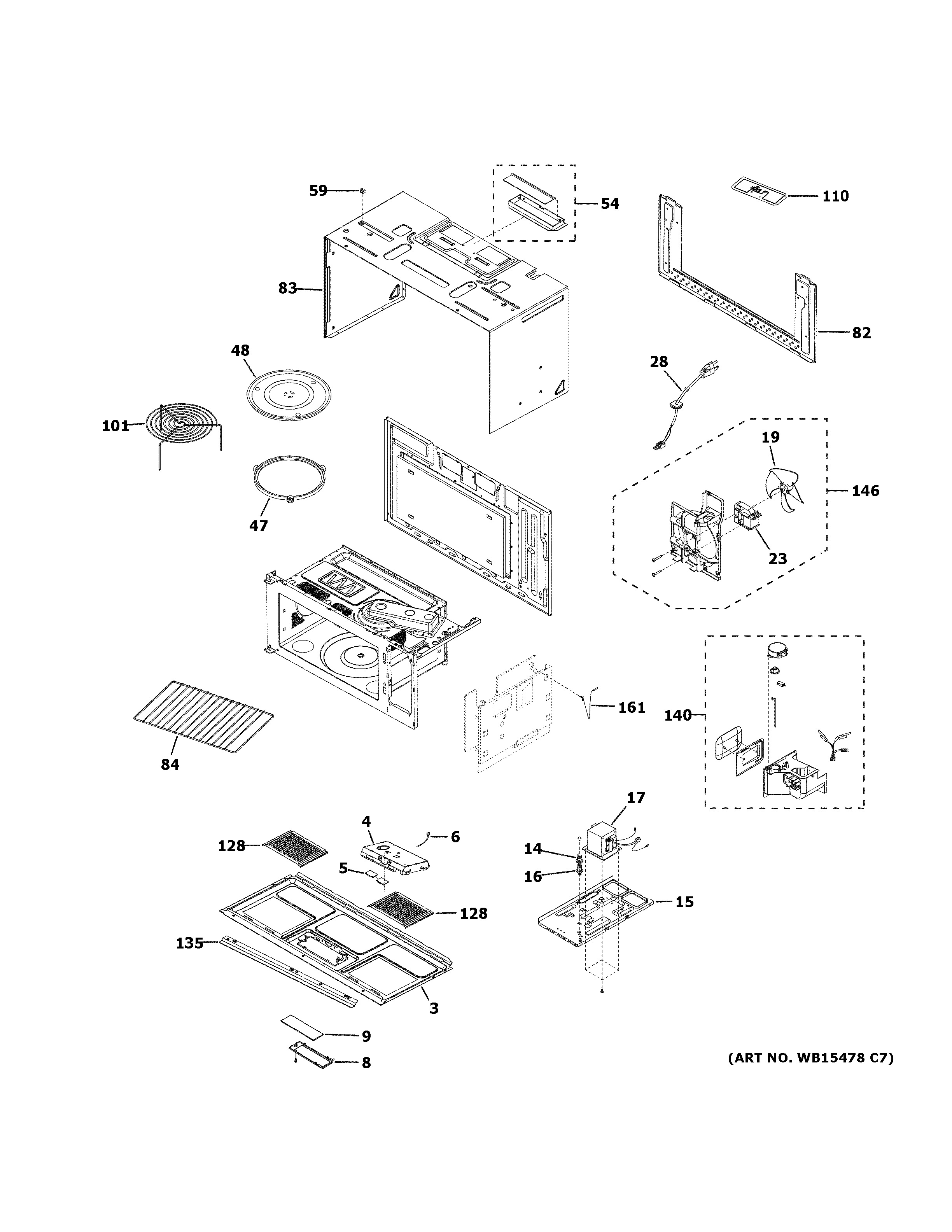 Oven cavity parts (2)