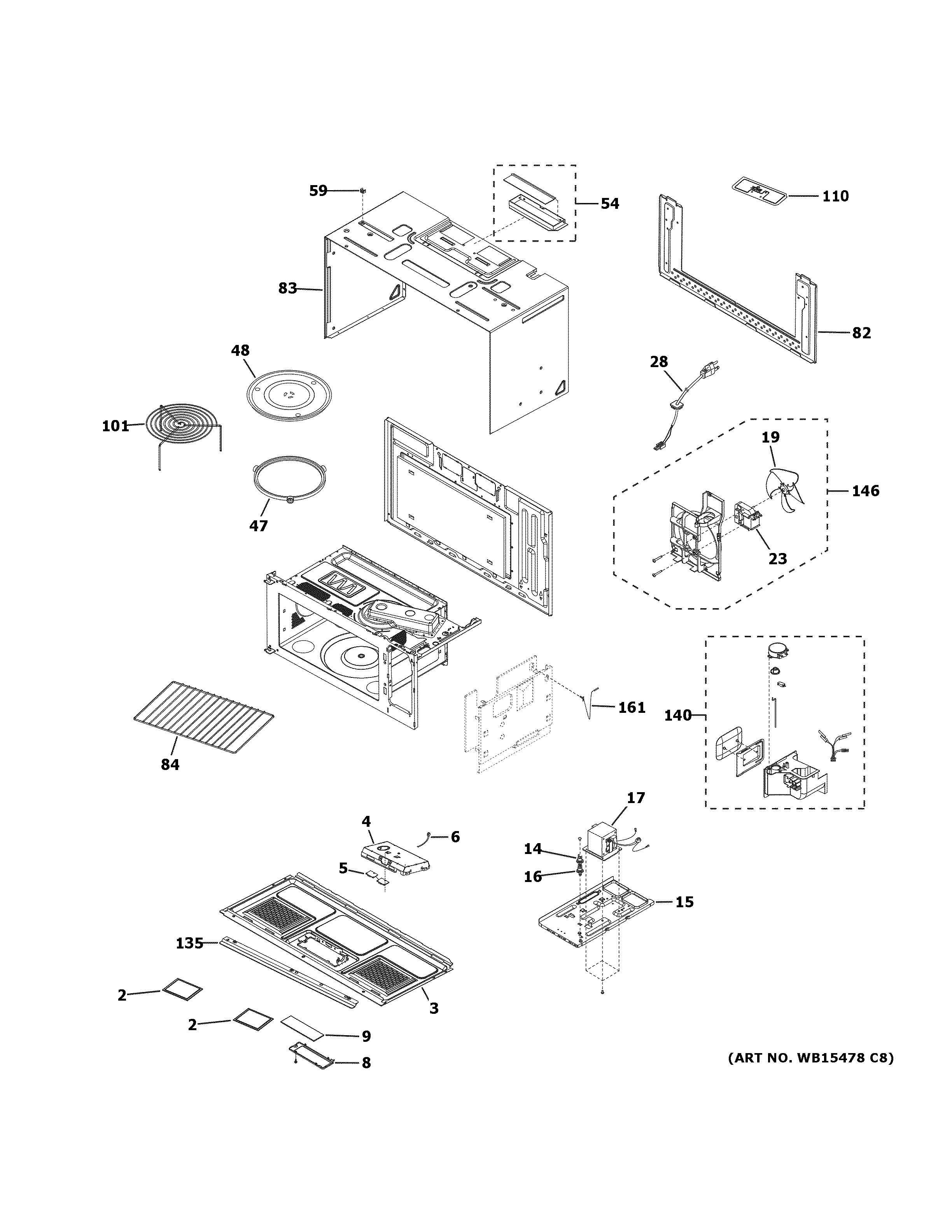 OVEN CAVITY PARTS (2)