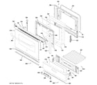 Hotpoint RGBS400DM1WW door & drawer parts diagram