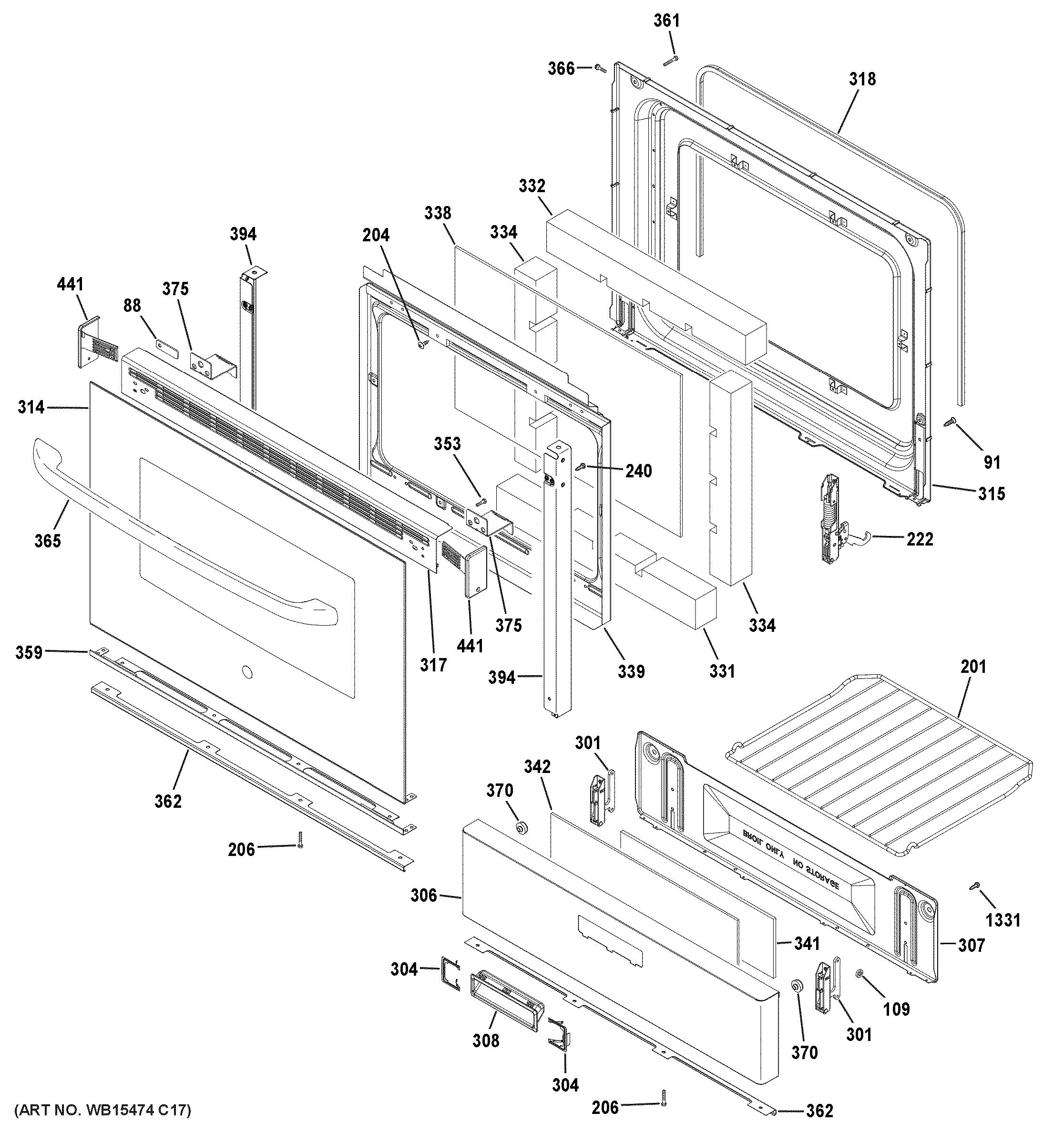 Door & drawer parts