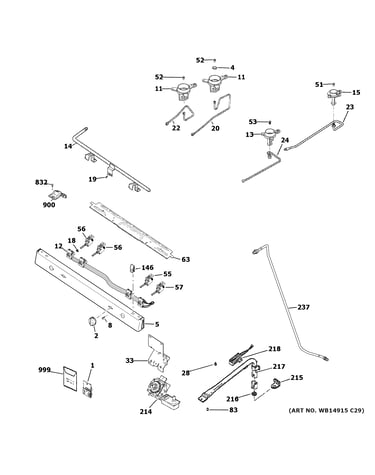 Gas & burner parts