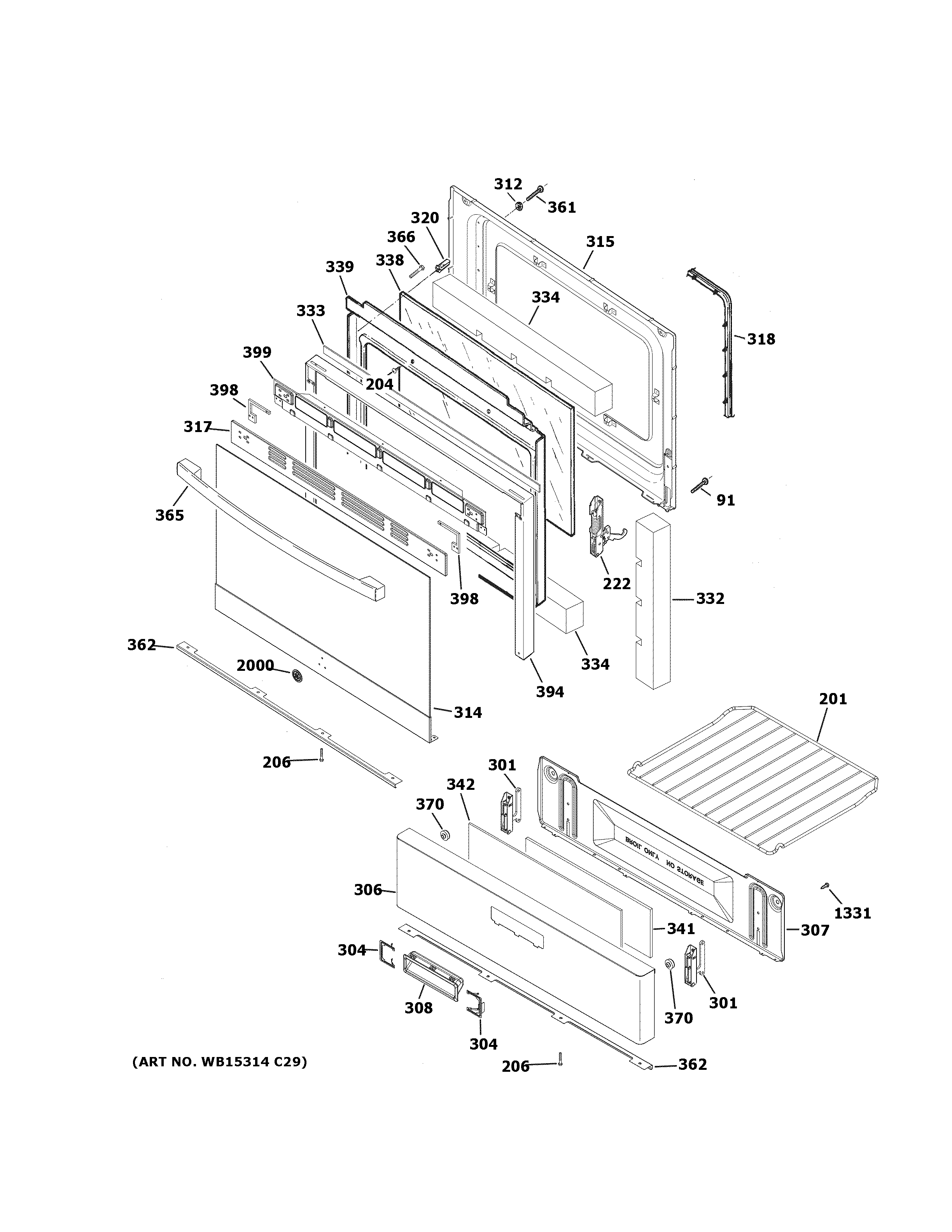 Door & drawer parts