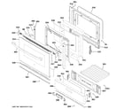 GE JGBS60DEK6WW door & drawer parts diagram