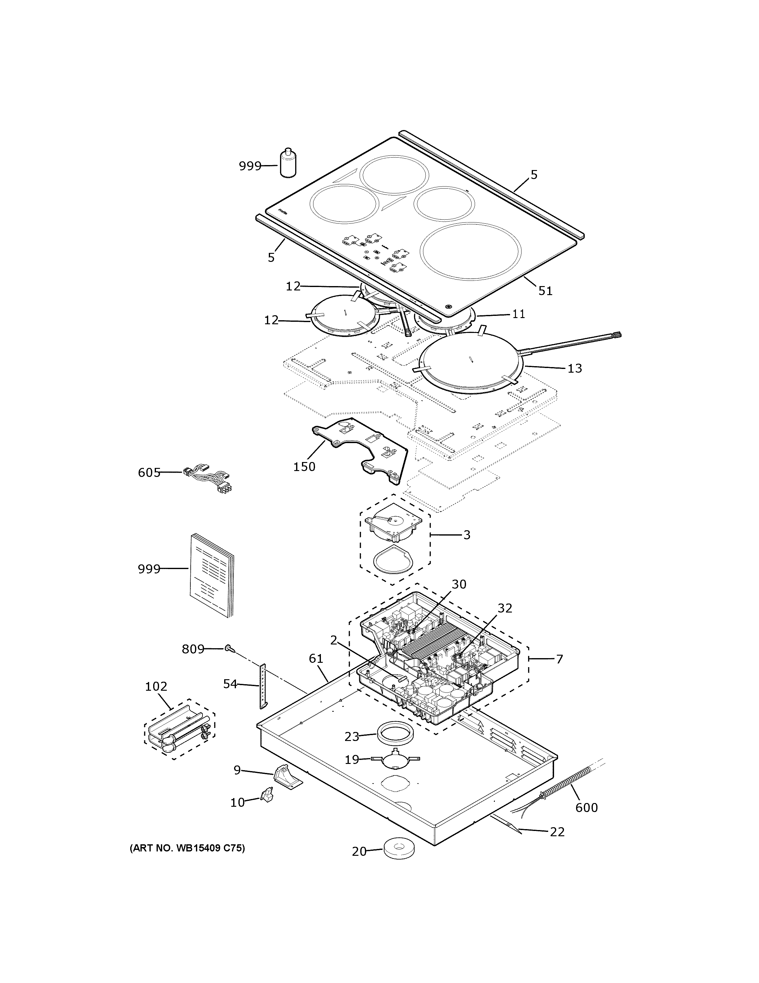 CONTROL PANEL & COOKTOP