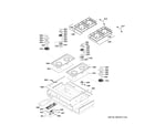 GE ZGU364NDT1SS cooktop diagram