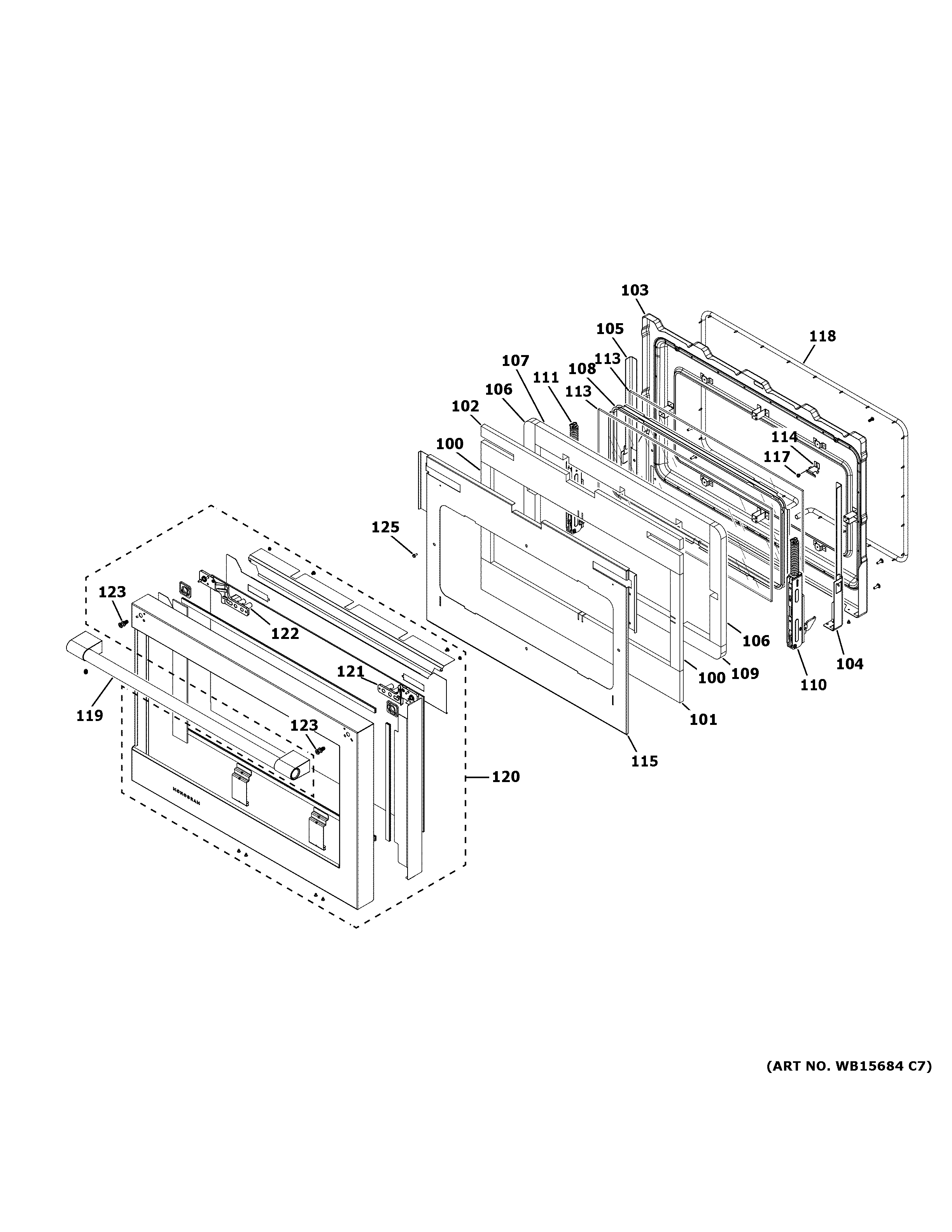 LARGE DOOR ASSEMBLY