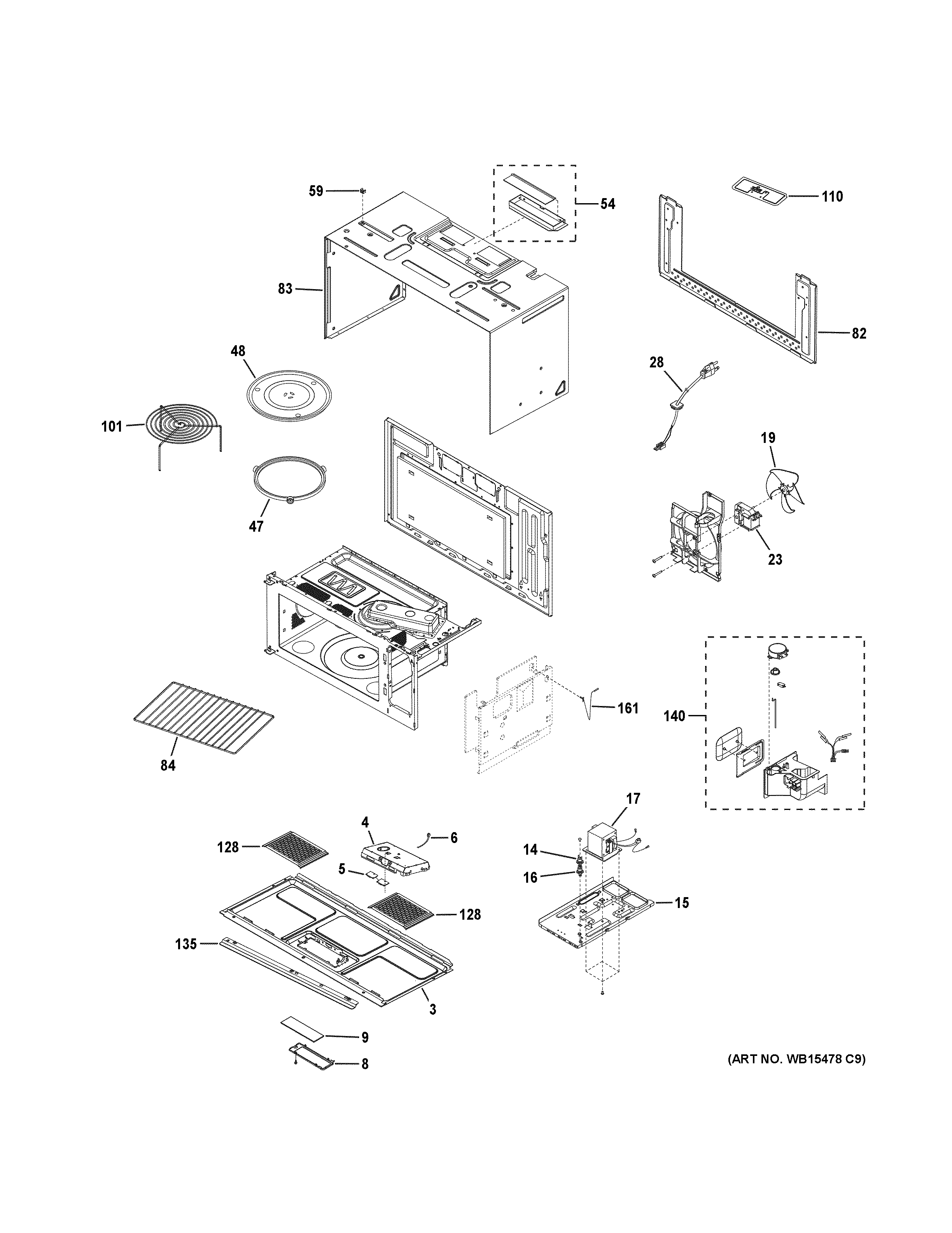 OVEN CAVITY PARTS (2)