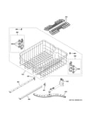 Upper rack assembly