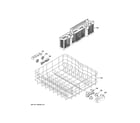 GE GDF530PSM0SS lower rack assembly diagram