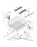 Upper rack assembly