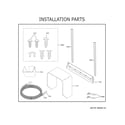 GE GDT605PSM5SS installation parts diagram