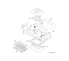 GE CHS950P3M4D1 upper oven diagram