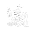 GE CHS950P3M4D1 lower oven diagram