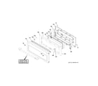 GE CHS950P3M4D1 upper door diagram