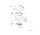 GE PHS93XYP2FS cooktop diagram