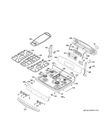 Control panel & cooktop