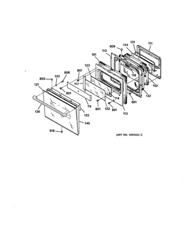 Oven door