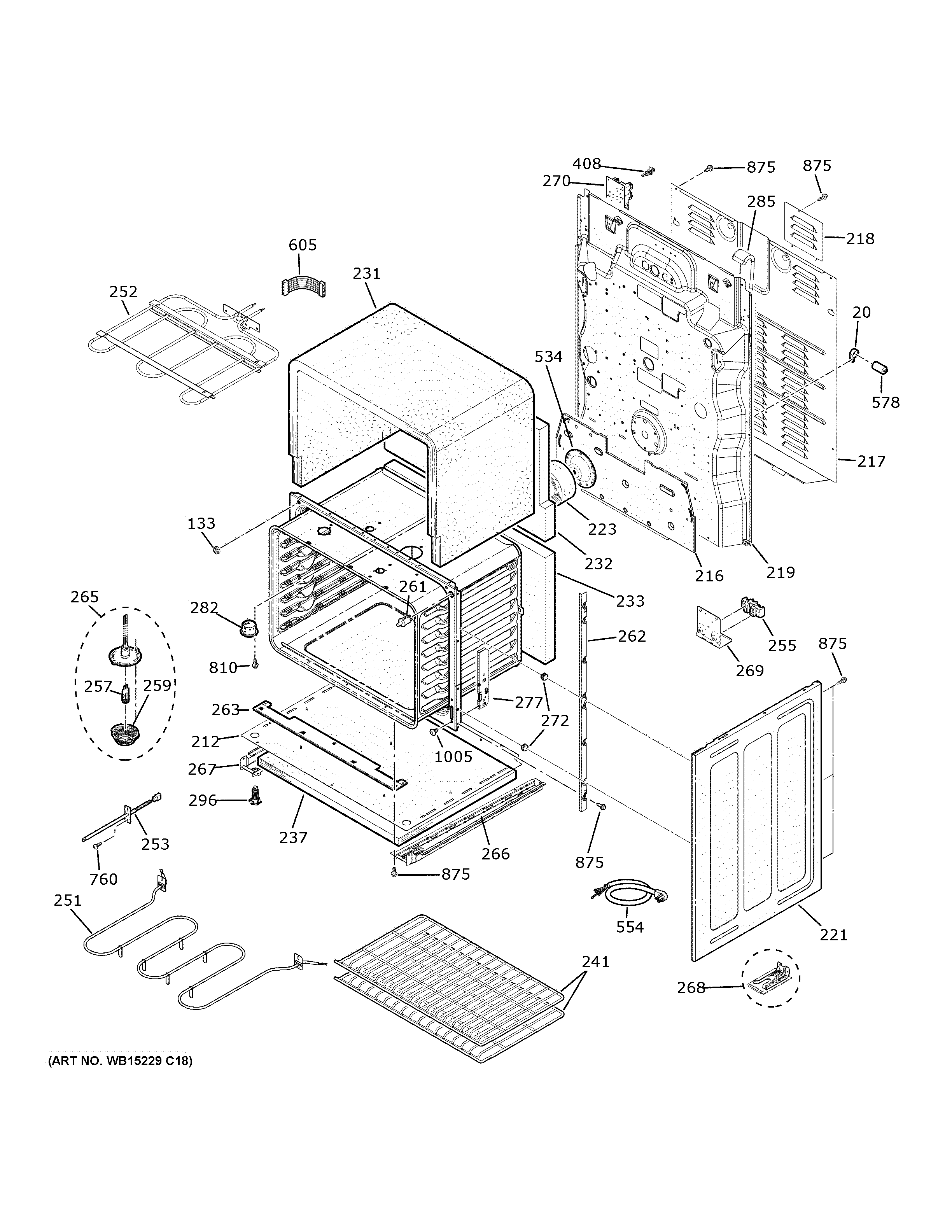 Lower oven