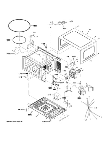 Oven cavity parts