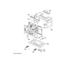 GE JVM6175BL5TS oven cavity parts diagram