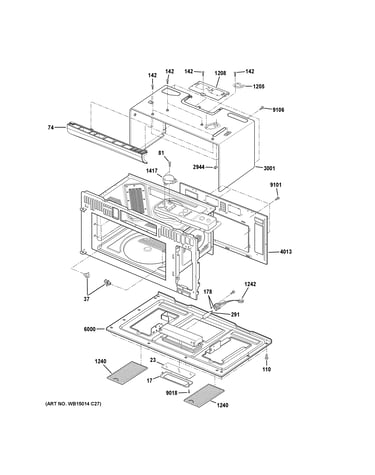 Oven cavity parts