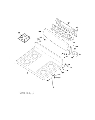 Control panel & cooktop