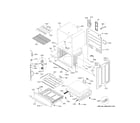 GE PSS93YP4FS body parts diagram