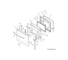 GE PB935YP5FS door diagram