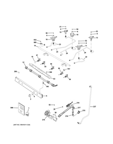 Gas & burner parts