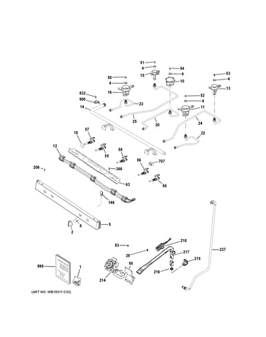 Gas & burner parts