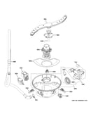 Motor, sump & filter assembly
