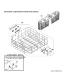 Lower rack assembly