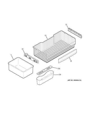 Freezer shelves