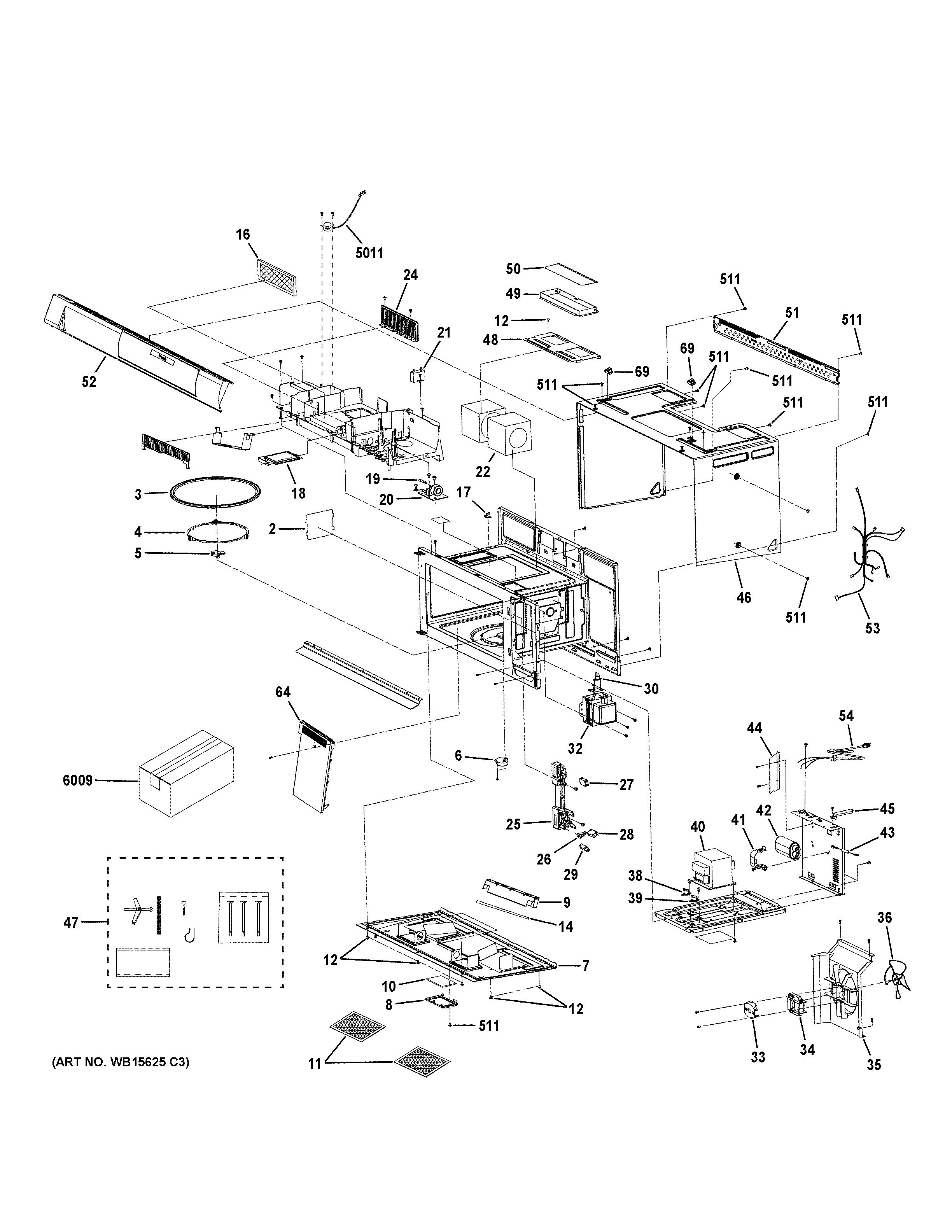 OVEN CAVITY PARTS
