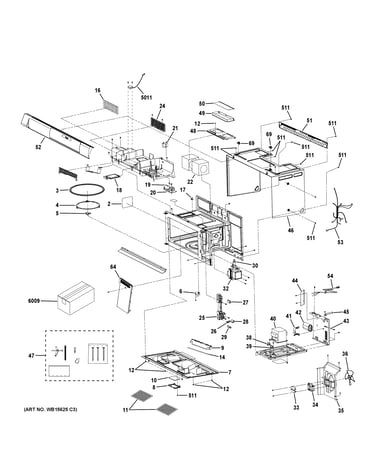 Oven cavity parts