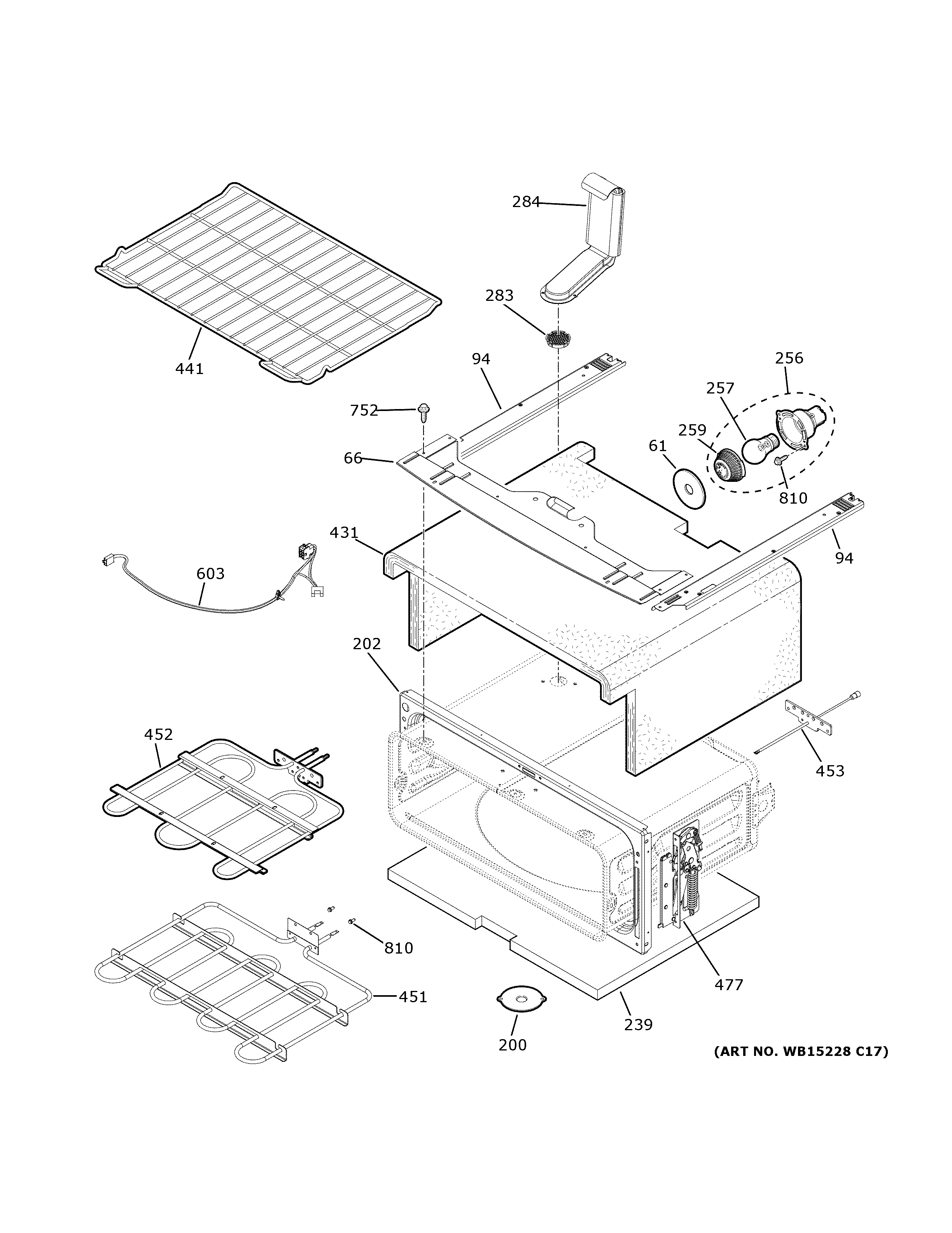 Upper oven