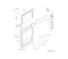 GE GTS19KYNBRFS doors diagram