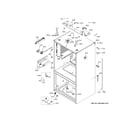 GE GNE29GYNHFS case parts diagram