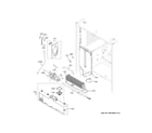 GE PWE23KYNHFS fresh food section diagram