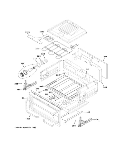 Upper oven