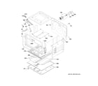 GE PGS960YP2FS lower oven diagram