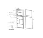 Haier HA10TG21CSS doors diagram