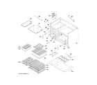 GE ZDP486NDT1SS oven cavity parts diagram