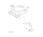 GE P2B935YP2FS gas & burner parts diagram