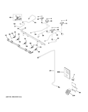 Gas & burner parts
