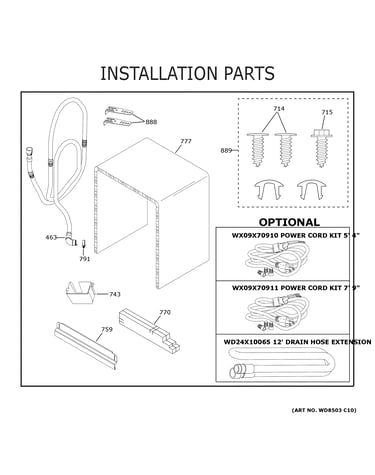 Installation parts