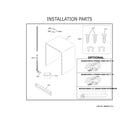 GE GDT530PGP6BB installation parts diagram